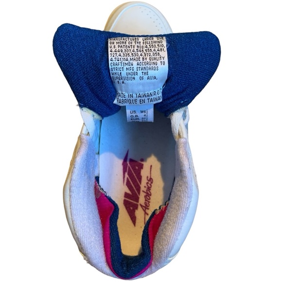 Vintage 1990 dead stock Avia 615 aerobic sneakers size 6 women - Picture 9 of 13